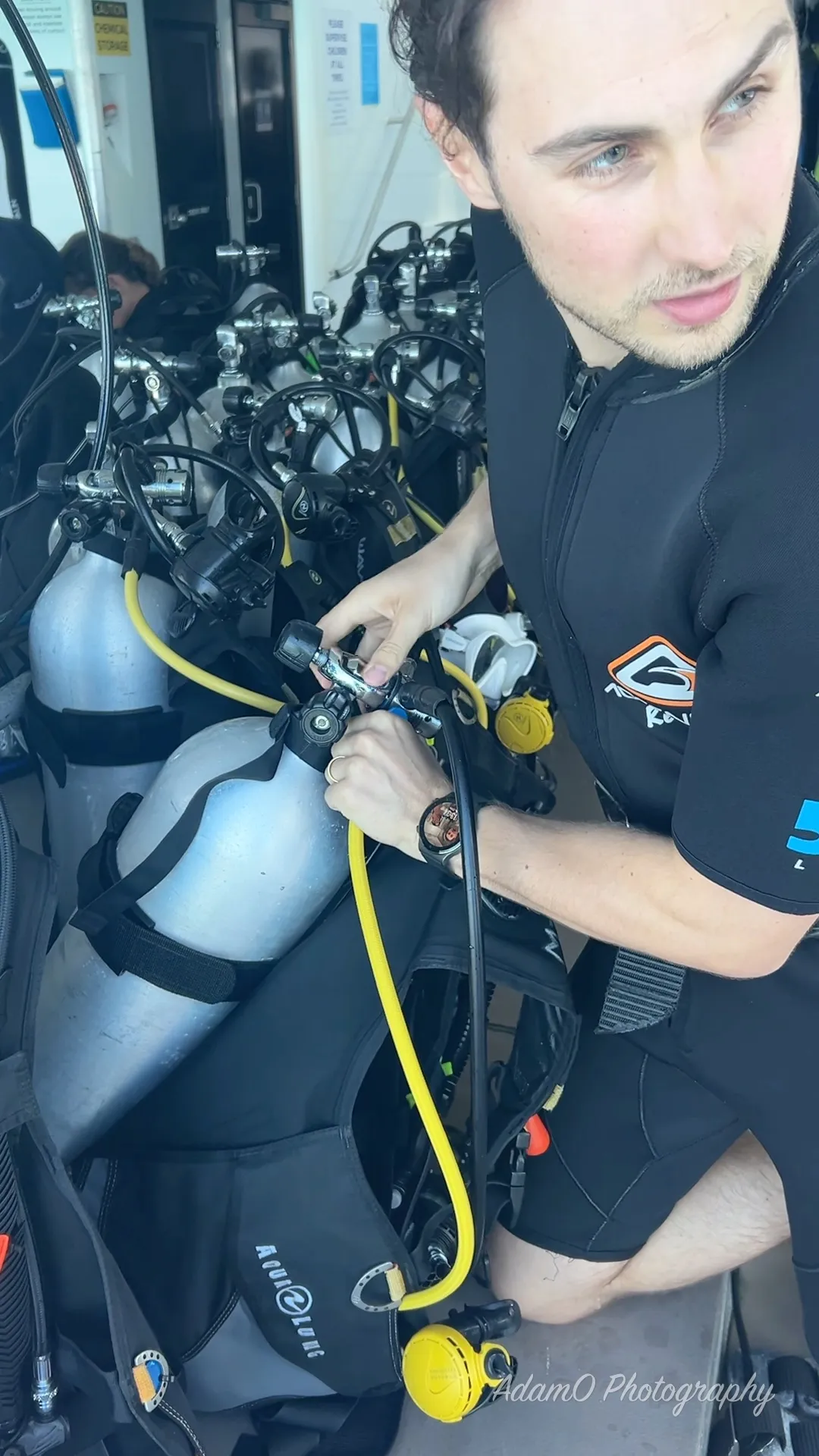 The dive masters are on hand to help you with the scuba gear, so don’t worry if you’re a little rusty